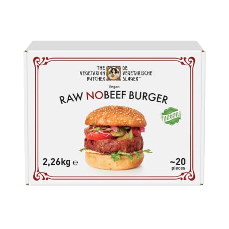 The Vegetarian Butcher RAW NOBeef Burger - 